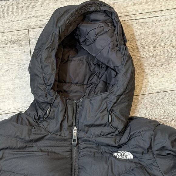 The North Face Puffer Down Fill 550 Black Jacket Women’s Size Large EUC ski - Picture 2 of 11